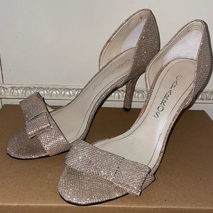 Caparros Sparkly Bow Heel